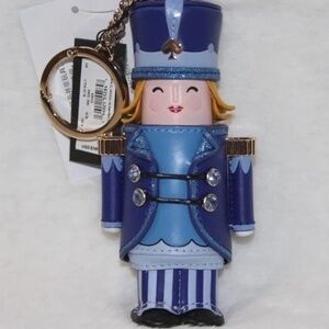 NWT Kate Spade Nutcracker Keychain Novelty Key Fob Bag Charm